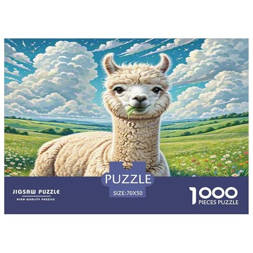 Alpakas Puzzle 1000 Teile Schwer Puzzle Spielzeug Pädagogisches Spiel Impossible Herausforderungsspielzeug Für Erwachsene Und Kinder Ab 12 Jahren 70x50cm/1000pcs Alpakas Puzzle 1000 Teile Schwer Puzzle Spielzeug Pädagogisches Spiel Impossible Herausforderungsspielzeug Für Erwachsene Und Kinder Ab 12 Jahren 70x50cm/1000pcs von KKOLASXZE