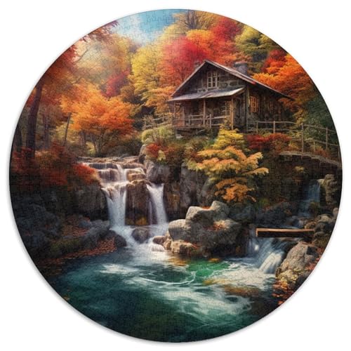 Alpine Serenity Puzzles 1000 Teile Schwer Puzzle Spielzeug Lernspiel Impossible Herausforderungsspielzeug Für Erwachsene Kinder 1000pcs (67.5x67.5cm) von KKOLASXZE