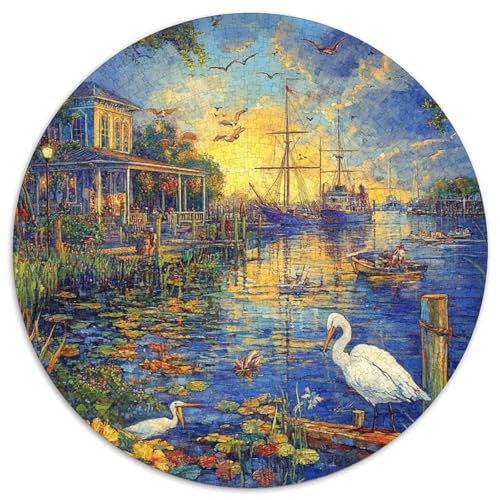 Amsterdam Canal Puzzles 1000 Teile Schwer Puzzle Spielzeug Lernspiel Impossible Herausforderung Spielzeug Für Erwachsene Kinder 1000pcs (67.5x67.5cm) von KKOLASXZE