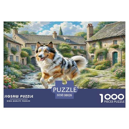 Anatolischer Hirtenhund Puzzle 1000 Teile Schwer Puzzle Spielzeug Lernspiel Impossible Herausforderung Spielzeug Für Erwachsene Kinder 38x26cm/1000pcs von KKOLASXZE