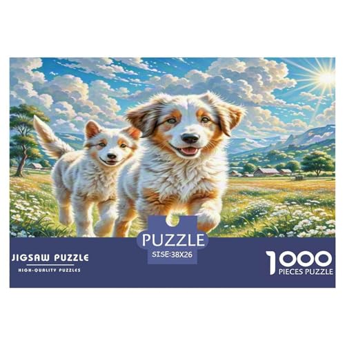 Anatolischer Hirtenhund Puzzle 1000-teilige Schwer Puzzle Spielzeug Lernspiel Impossible Herausforderungsspielzeug Für Erwachsene Und Kinder Ab 14 Jahren 38x26cm/1000pcs von KKOLASXZE