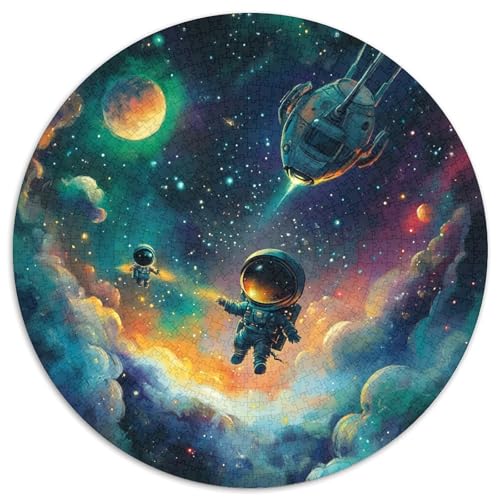 Astronaut Puzzles 1000 Teile Schwer Puzzle Spielzeug Lernspiel Impossible Herausforderungsspielzeug Für Erwachsene Kinder 1000pcs (67.5x67.5cm) von KKOLASXZE
