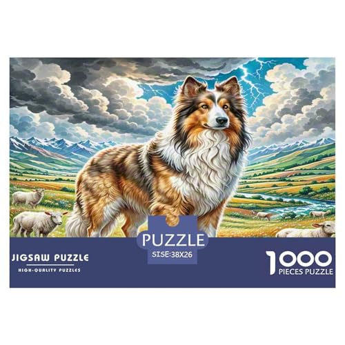 Atlas Schäfer Puzzle 1000-teilige Schwer Puzzle Spielzeug Pädagogisches Spiel Impossible Herausforderungsspielzeug Für Erwachsene Und Kinder Ab 14 Jahren 38x26cm/1000pcs von KKOLASXZE