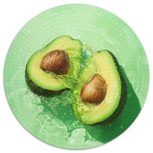 Avocado Puzzle 1000-teilige Schwer Puzzle Spielzeug Lernspiel Impossible Herausforderungsspielzeug Für Erwachsene Und Kinder Ab 12 Jahren 1000pcs (67.5x67.5cm) von KKOLASXZE