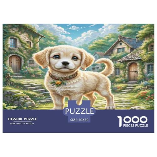 Beagle Puzzle 1000 Teile Schwer Puzzle Spielzeug Lernspiel Impossible Herausforderungsspielzeug Für Erwachsene Und Kinder Ab 12 Jahren 70x50cm/1000pcs von KKOLASXZE
