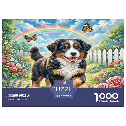 Berner Berghund Puzzles 1000 Teile Schwer Puzzle Spielzeug Lernspiel Impossible Herausforderungsspielzeug Für Erwachsene Kinder 70x50cm/1000pcs Berner Berghund Puzzles 1000 Teile Schwer Puzzle Spielzeug Lernspiel Impossible Herausforderungsspielzeug Für Erwachsene Kinder 70x50cm/1000pcs von KKOLASXZE