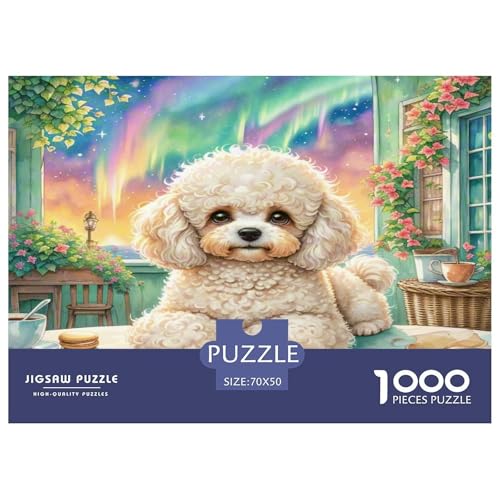 Bichon Frisé Puzzles 1000 Teile Schwer Puzzle Spielzeug Lernspiel Impossible Herausforderungsspielzeug Für Erwachsene Und Kinder Ab 12 Jahren 70x50cm/1000pcs Bichon Frisé Puzzles 1000 Teile Schwer Puzzle Spielzeug Lernspiel Impossible Herausforderungsspielzeug Für Erwachsene Und Kinder Ab 12 Jahren 70x50cm/1000pcs von KKOLASXZE