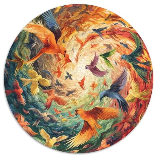 Bird Puzzles 1000 Teile Schwer Puzzle Spielzeug Pädagogisches Spiel Impossible Herausforderungsspielzeug Für Erwachsene Kinder 1000pcs (67.5x67.5cm) von KKOLASXZE