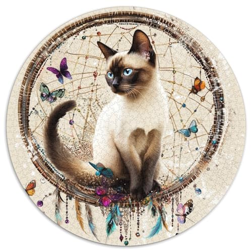 Birman Puzzle 1000-teilige Schwer Puzzle Spielzeug Lernspiel Impossible Herausforderung Spielzeug Für Erwachsene Kinder 1000pcs (67.5x67.5cm) von KKOLASXZE