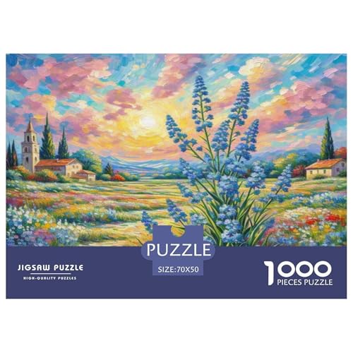 Blaue Schneeflocke Puzzle 1000 Teile Schwer Puzzle Spielzeug Pädagogisches Spiel Impossible Herausforderung Spielzeug Für Erwachsene Und Kinder in Bewährter 70x50cm/1000pcs von KKOLASXZE