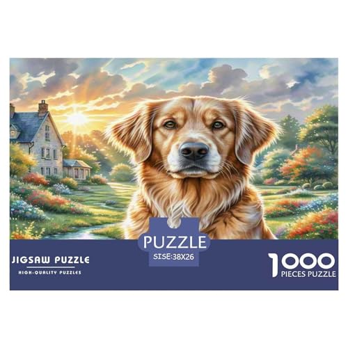 Bluthond Puzzle 1000-teilige Schwer Puzzle Spielzeug Pädagogisches Spiel Impossible Herausforderungsspielzeug Für Erwachsene Und Kinder in Bewährter 38x26cm/1000pcs von KKOLASXZE