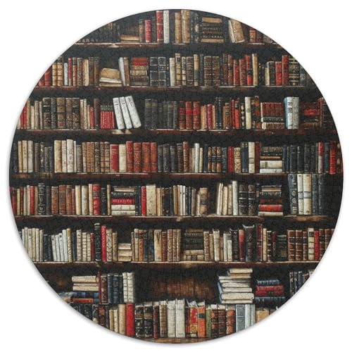 Bookshelf Puzzle 1000 Teile Schwer Puzzle Spielzeug Pädagogisches Spiel Impossible Herausforderung Spielzeug Für Erwachsene Kinder 1000pcs (67.5x67.5cm) von KKOLASXZE