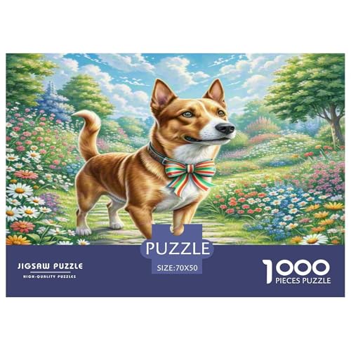 Boston Terrier Puzzle 1000 Teile Schwer Puzzle Spielzeug Pädagogisches Spiel Impossible Herausforderungsspielzeug Für Erwachsene Und Kinder Ab 12 Jahren 70x50cm/1000pcs von KKOLASXZE