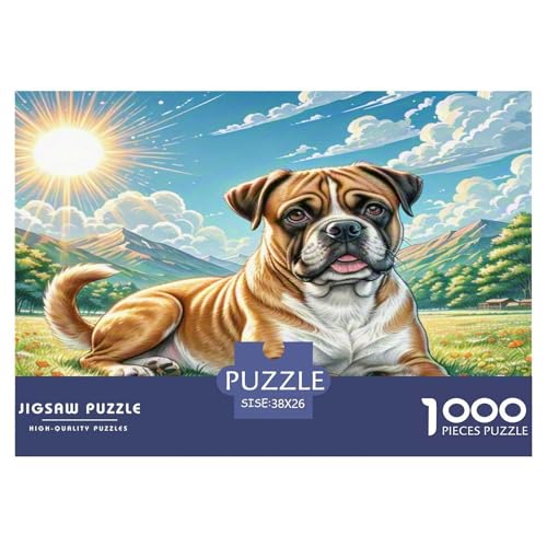 Boxer Puzzle 1000 Teile Schwer Puzzle Spielzeug Pädagogisches Spiel Impossible Herausforderung Spielzeug Für Erwachsene Und Kinder Ab 14 Jahren 38x26cm/1000pcs von KKOLASXZE