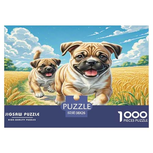 Boxer Puzzles 1000 Teile Schwer Puzzle Spielzeug Lernspiel Impossible Herausforderung Spielzeug Für Erwachsene Und Kinder Ab 14 Jahren 38x26cm/1000pcs von KKOLASXZE
