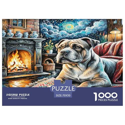 Brüssel Griffon Puzzle 1000 Teile Schwer Puzzle Spielzeug Lernspiel Impossible Herausforderungsspielzeug Für Erwachsene Und Kinder Ab 12 Jahren 70x50cm/1000pcs von KKOLASXZE