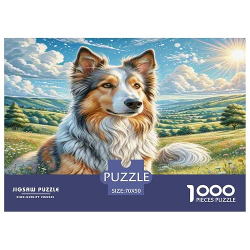 Bulgarischer Hirte Puzzle 1000 Teile Schwer Puzzle Spielzeug Lernspiel Impossible Herausforderung Spielzeug Für Erwachsene Und Kinder in Bewährter 70x50cm/1000pcs von KKOLASXZE