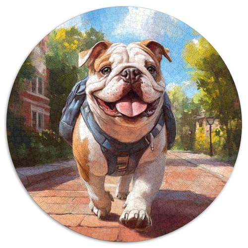Bulldog Puzzles 1000 Teile Schwer Puzzle Spielzeug Lernspiel Impossible Herausforderungsspielzeug Für Erwachsene Und Kinder in Bewährter 1000pcs (67.5x67.5cm) von KKOLASXZE