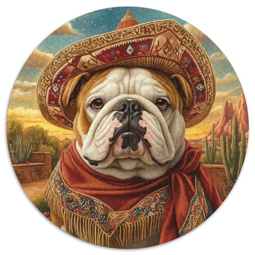 Bulldog Puzzles 1000 Teile Schwer Puzzle Spielzeug Pädagogisches Spiel Impossible Herausforderungsspielzeug Für Erwachsene Und Kinder in Bewährter 1000pcs (67.5x67.5cm) von KKOLASXZE