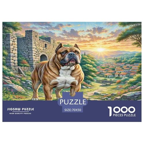 Bullmastiff Puzzle 1000 Teile Schwer Puzzle Spielzeug Pädagogisches Spiel Impossible Herausforderungsspielzeug Für Erwachsene Und Kinder Ab 14 Jahren 70x50cm/1000pcs Bullmastiff Puzzle 1000 Teile Schwer Puzzle Spielzeug Pädagogisches Spiel Impossible Herausforderungsspielzeug Für Erwachsene Und Kinder Ab 14 Jahren 70x50cm/1000pcs von KKOLASXZE