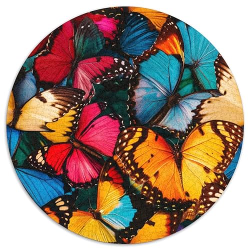 Butterfly Puzzle 1000 Teile Schwer Puzzle Spielzeug Lernspiel Impossible Herausforderung Spielzeug Für Erwachsene Und Kinder Ab 12 Jahren 1000pcs (67.5x67.5cm) von KKOLASXZE