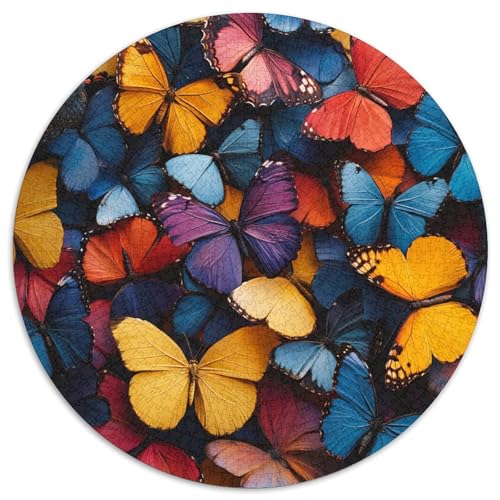 Butterfly Puzzle 1000 Teile Schwer Puzzle Spielzeug Lernspiel Impossible Herausforderungsspielzeug Für Erwachsene Kinder 1000pcs (67.5x67.5cm) von KKOLASXZE