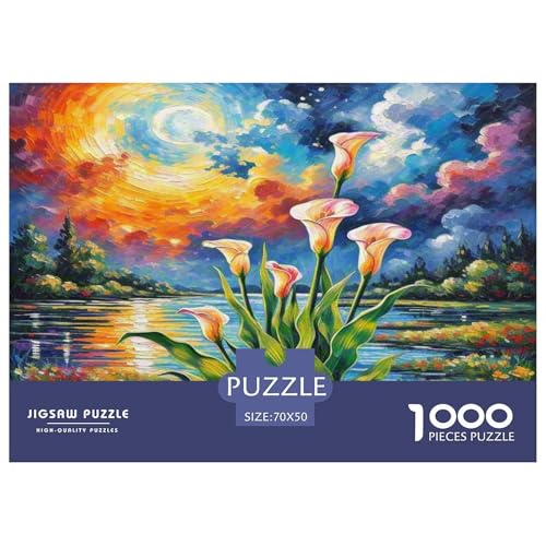 Calla Lilie Puzzle 1000-teilige Schwer Puzzle Spielzeug Lernspiel Impossible Herausforderungsspielzeug Für Erwachsene Kinder 70x50cm/1000pcs Calla Lilie Puzzle 1000-teilige Schwer Puzzle Spielzeug Lernspiel Impossible Herausforderungsspielzeug Für Erwachsene Kinder 70x50cm/1000pcs von KKOLASXZE