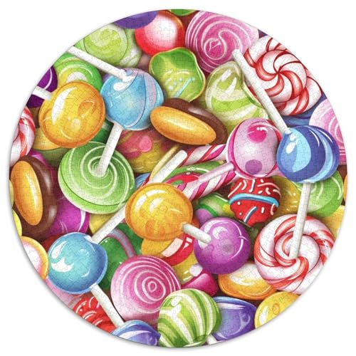 Candy Puzzle 1000 Teile Schwer Puzzle Spielzeug Lernspiel Impossible Herausforderung Spielzeug Für Erwachsene Kinder 1000pcs (67.5x67.5cm) von KKOLASXZE
