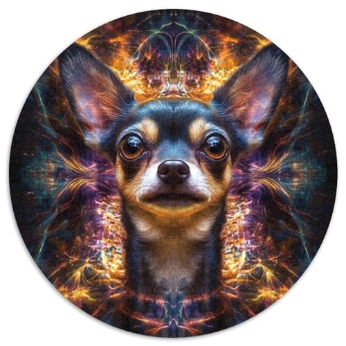 Chihuahua Puzzle 1000 Teile Schwer Puzzle Spielzeug Lernspiel Impossible Herausforderungsspielzeug Für Erwachsene Und Kinder Ab 12 Jahren 1000pcs (67.5x67.5cm) von KKOLASXZE