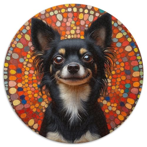 Chihuahua Puzzle 1000 Teile Schwer Puzzle Spielzeug Lernspiel Impossible Herausforderungsspielzeug Für Erwachsene Und Kinder in Bewährter 1000pcs (67.5x67.5cm) von KKOLASXZE