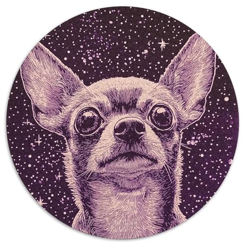Chihuahua Puzzles 1000 Teile Schwer Puzzle Spielzeug Pädagogisches Spiel Impossible Herausforderungsspielzeug Für Erwachsene Kinder 1000pcs (67.5x67.5cm) von KKOLASXZE