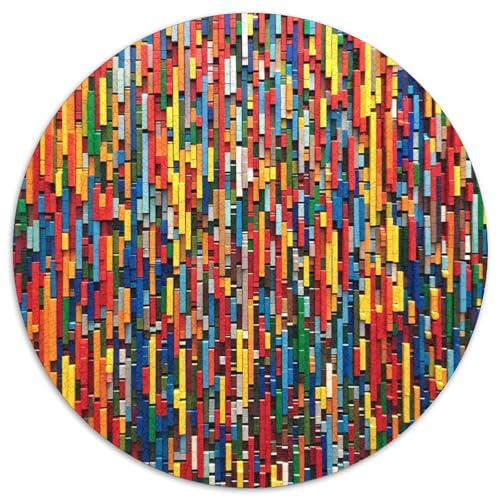 Colored Building Blocks Puzzle 1000-teilige Schwer Puzzle Spielzeug Pädagogisches Spiel Impossible Herausforderung Spielzeug Für Erwachsene Kinder 1000pcs (67.5x67.5cm) von KKOLASXZE