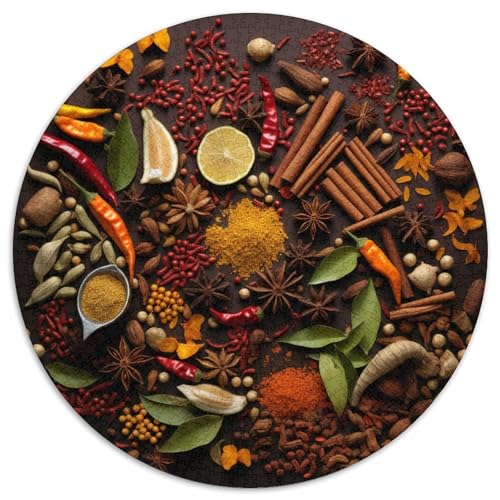 Colourful Spices Puzzles 1000 Teile Schwer Puzzle Spielzeug Lernspiel Impossible Herausforderung Spielzeug Für Erwachsene Kinder 1000pcs (67.5x67.5cm) von KKOLASXZE