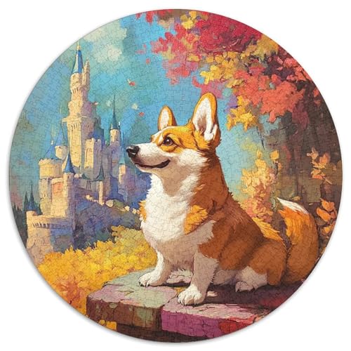 Corgi Puzzle 1000 Teile Schwer Puzzle Spielzeug Pädagogisches Spiel Impossible Herausforderungsspielzeug Für Erwachsene Kinder 1000pcs (67.5x67.5cm) von KKOLASXZE