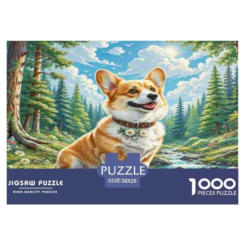 Corgi Puzzle 1000-teilige Schwer Puzzle Spielzeug Lernspiel Impossible Herausforderung Spielzeug Für Erwachsene Und Kinder Ab 14 Jahren 38x26cm/1000pcs Corgi Puzzle 1000-teilige Schwer Puzzle Spielzeug Lernspiel Impossible Herausforderung Spielzeug Für Erwachsene Und Kinder Ab 14 Jahren 38x26cm/1000pcs von KKOLASXZE