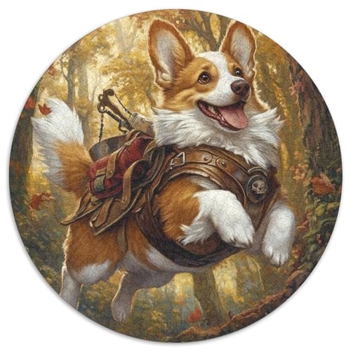 Corgi Puzzle 1000-teilige Schwer Puzzle Spielzeug Pädagogisches Spiel Impossible Herausforderungsspielzeug Für Erwachsene Kinder 1000pcs (67.5x67.5cm) von KKOLASXZE