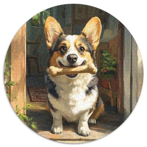 Corgi Puzzles 1000 Teile Schwer Puzzle Spielzeug Lernspiel Impossible Herausforderung Spielzeug Für Erwachsene Und Kinder Ab 14 Jahren 1000pcs (67.5x67.5cm) von KKOLASXZE