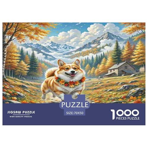 Corgi Puzzles 1000 Teile Schwer Puzzle Spielzeug Lernspiel Impossible Herausforderungsspielzeug Für Erwachsene Und Kinder Ab 12 Jahren 70x50cm/1000pcs Corgi Puzzles 1000 Teile Schwer Puzzle Spielzeug Lernspiel Impossible Herausforderungsspielzeug Für Erwachsene Und Kinder Ab 12 Jahren 70x50cm/1000pcs von KKOLASXZE