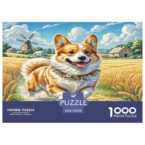 Corgi Puzzles 1000 Teile Schwer Puzzle Spielzeug Lernspiel Impossible Herausforderungsspielzeug Für Erwachsene Und Kinder Ab 14 Jahren 70x50cm/1000pcs Corgi Puzzles 1000 Teile Schwer Puzzle Spielzeug Lernspiel Impossible Herausforderungsspielzeug Für Erwachsene Und Kinder Ab 14 Jahren 70x50cm/1000pcs von KKOLASXZE