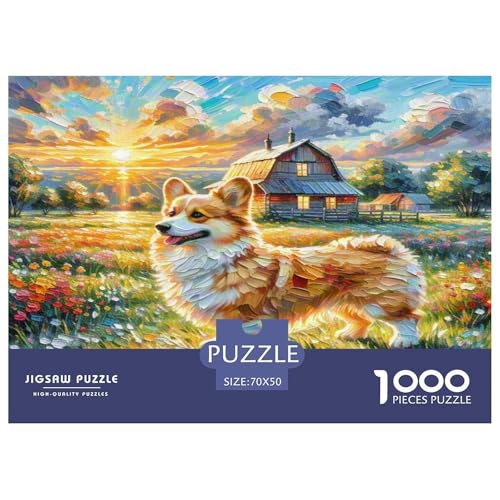 Corgidoodle Puzzle 1000 Teile Schwer Puzzle Spielzeug Pädagogisches Spiel Impossible Herausforderungsspielzeug Für Erwachsene Und Kinder Ab 14 Jahren 70x50cm/1000pcs Corgidoodle Puzzle 1000 Teile Schwer Puzzle Spielzeug Pädagogisches Spiel Impossible Herausforderungsspielzeug Für Erwachsene Und Kinder Ab 14 Jahren 70x50cm/1000pcs von KKOLASXZE