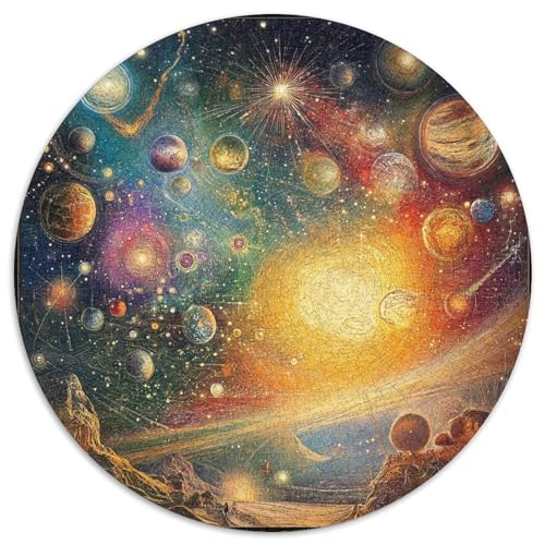 Cosmic Galaxy Puzzle 1000-teilige Schwer Puzzle Spielzeug Pädagogisches Spiel Impossible Herausforderung Spielzeug Für Erwachsene Und Kinder Ab 14 Jahren 1000pcs (67.5x67.5cm) von KKOLASXZE