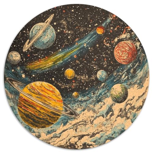 Cosmic Galaxy Puzzles 1000 Teile Schwer Puzzle Spielzeug Lernspiel Impossible Herausforderung Spielzeug Für Erwachsene Kinder 1000pcs (67.5x67.5cm) von KKOLASXZE