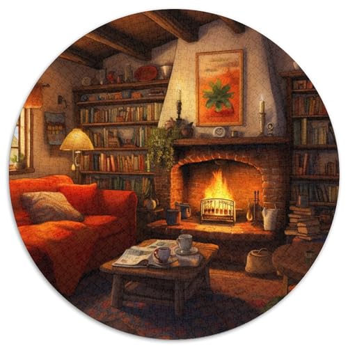 Cosy Cottage Puzzle 1000-teilige Schwer Puzzle Spielzeug Lernspiel Impossible Herausforderungsspielzeug Für Erwachsene Und Kinder Ab 14 Jahren 1000pcs (67.5x67.5cm) von KKOLASXZE