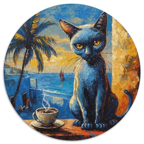 Cute Cat Puzzle 1000-teilige Schwer Puzzle Spielzeug Lernspiel Impossible Herausforderungsspielzeug Für Erwachsene Und Kinder in Bewährter 1000pcs (67.5x67.5cm) von KKOLASXZE