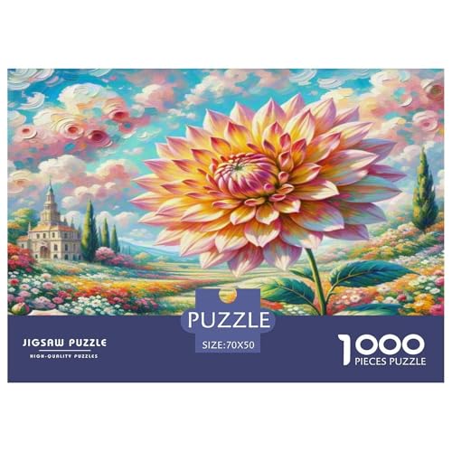 Dahlia Puzzles 1000 Teile Schwer Puzzle Spielzeug Pädagogisches Spiel Impossible Herausforderung Spielzeug Für Erwachsene Kinder 70x50cm/1000pcs Dahlia Puzzles 1000 Teile Schwer Puzzle Spielzeug Pädagogisches Spiel Impossible Herausforderung Spielzeug Für Erwachsene Kinder 70x50cm/1000pcs von KKOLASXZE