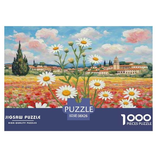 Daisy Puzzle 1000 Teile Schwer Puzzle Spielzeug Lernspiel Impossible Herausforderungsspielzeug Für Erwachsene Und Kinder Ab 12 Jahren 38x26cm/1000pcs von KKOLASXZE