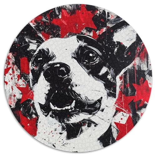 Dalmatian Puzzle 1000-teilige Schwer Puzzle Spielzeug Lernspiel Impossible Herausforderung Spielzeug Für Erwachsene Kinder 1000pcs (67.5x67.5cm) von KKOLASXZE