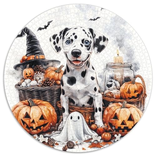 Dalmatian Puzzle 1000-teilige Schwer Puzzle Spielzeug Lernspiel Impossible Herausforderungsspielzeug Für Erwachsene Kinder 1000pcs (67.5x67.5cm) von KKOLASXZE