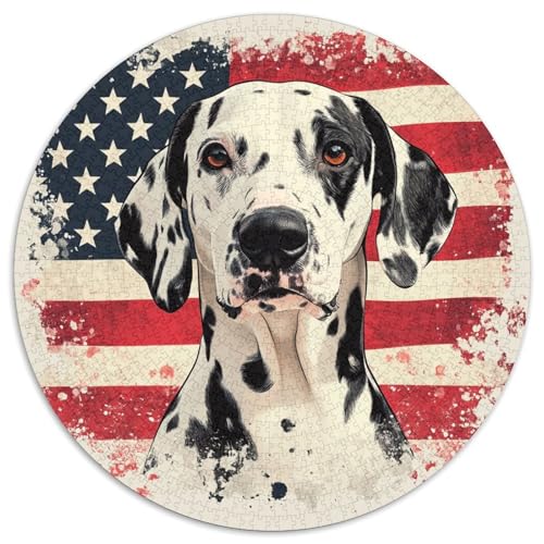 Dalmatian Puzzle 1000-teilige Schwer Puzzle Spielzeug Pädagogisches Spiel Impossible Herausforderungsspielzeug Für Erwachsene Kinder 1000pcs (67.5x67.5cm) von KKOLASXZE