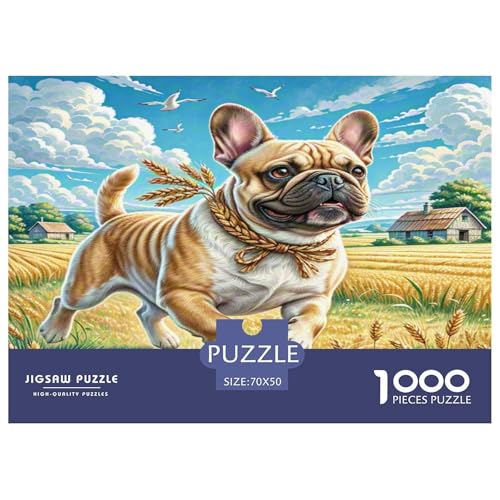 Der Cairn Terrier Puzzles 1000 Teile Schwer Puzzle Spielzeug Lernspiel Impossible Herausforderung Spielzeug Für Erwachsene Kinder 70x50cm/1000pcs von KKOLASXZE